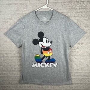 DISNEY Rainbow Pride Collection Mickey Mouse T-Shirt Large